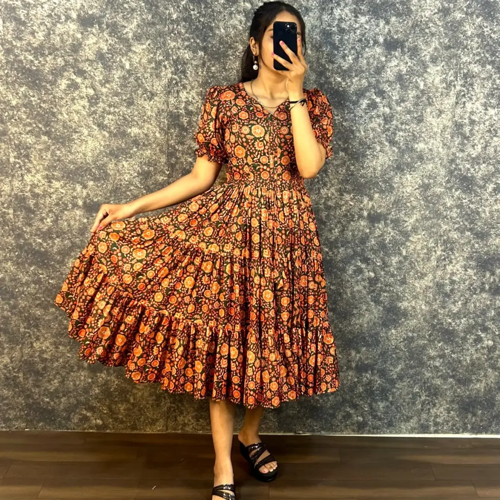 SUMMER TIERED DRESS   
