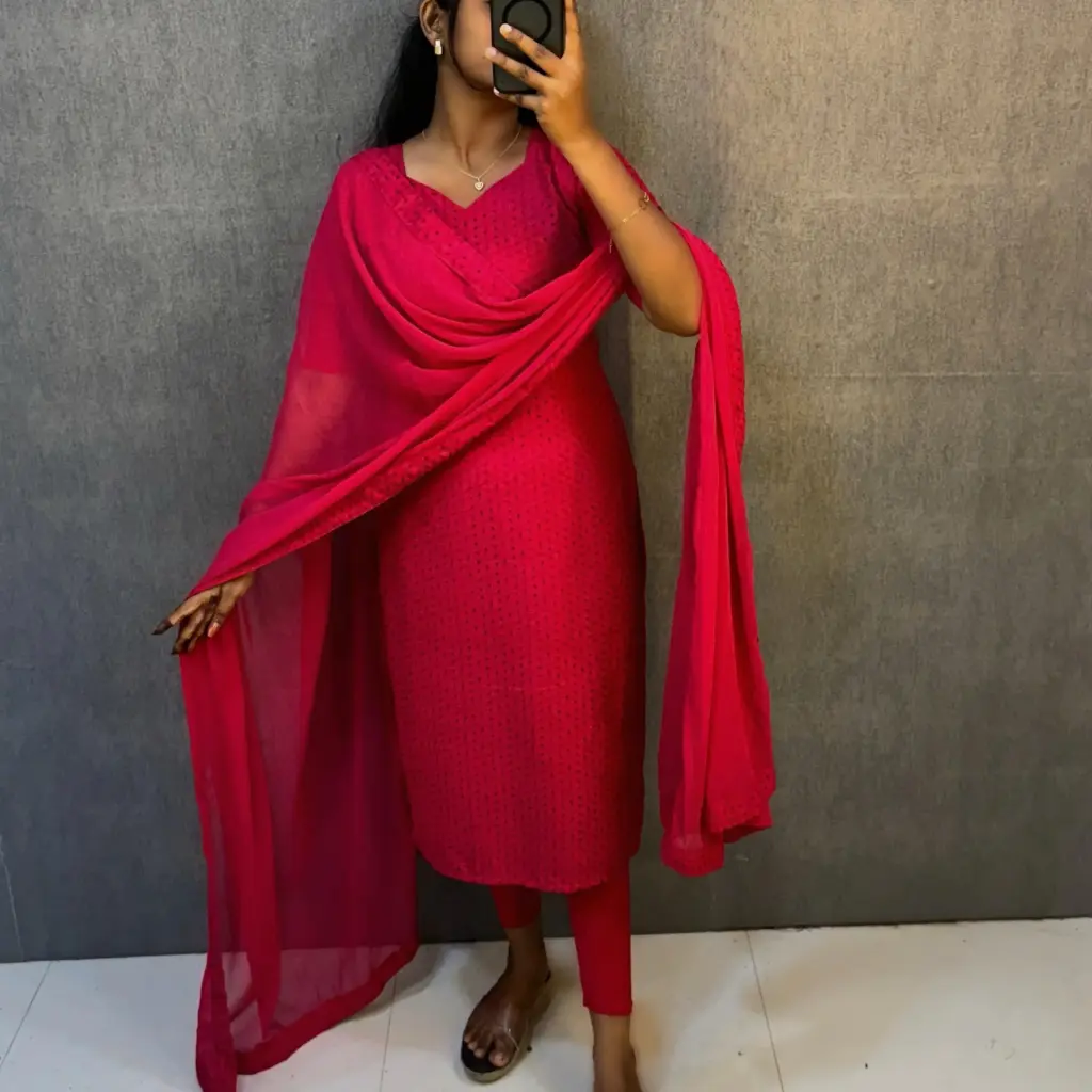 HAKOBA KURTI WITH DUPATTA  