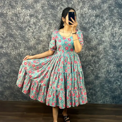 SUMMER TIERED DRESS   